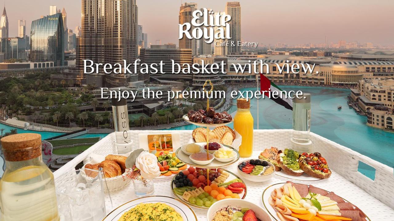 Elite Royal Apartment - Full Burj Khalifa & Fountain View - Palace 迪拜 外观 照片